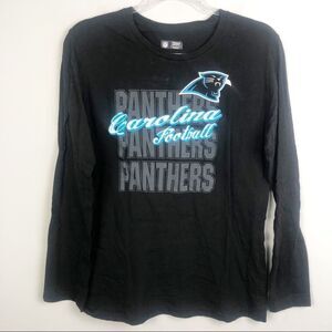 NFL TEAM APPAREL | CAROLINA PANTHERS Long Sleeve Ladies Fit Graphic Shirt XL